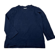 Load image into Gallery viewer, Boys navy, cotton long sleeve tee / top, FUC, size 5,  