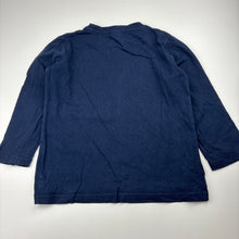 Load image into Gallery viewer, Boys navy, cotton long sleeve tee / top, FUC, size 5,  