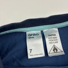 Load image into Gallery viewer, Boys Anko, cotton long sleeve pyjama top, GUC, size 7,  