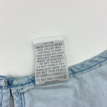 Load image into Gallery viewer, Girls Target, chambray cotton casual dress, pockets, GUC, size 16, L: 84cm