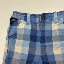 Load image into Gallery viewer, Boys Next, checked cotton shorts, adjustable, FUC, size 1,  