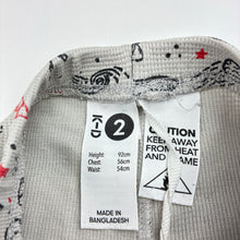 Load image into Gallery viewer, Boys KID, waffle pyjama pants / bottoms, GUC, size 2,  