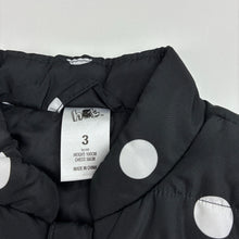 Load image into Gallery viewer, Girls H&amp;T, spotted puffer vest / jacket, FUC, size 3,  