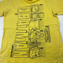 Load image into Gallery viewer, Boys LEGO, Batman cotton tee / top, FUC, size 6,  