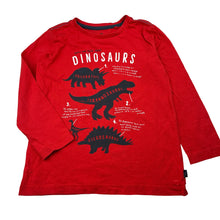 Load image into Gallery viewer, Boys Target, organic cotton long sleeve top, dinosaurs, FUC, size 5,  