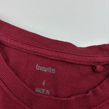 Load image into Gallery viewer, Boys Favourites, cotton long sleeve top, digger, FUC, size 4,  