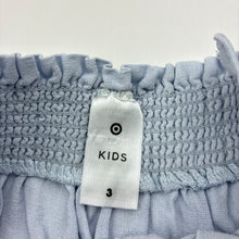 Load image into Gallery viewer, Girls Target, blue linen/viscose summer top, FUC, size 3,  
