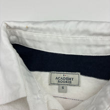 Load image into Gallery viewer, Boys Academy Rookie, navy stripe long sleeve polo top, FUC, size 5,  