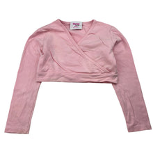 Load image into Gallery viewer, Girls Mango, stretchy ballet / dance cross-over top, FUC, size 5,  