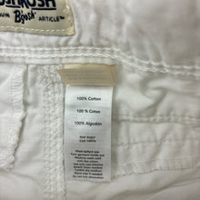 Load image into Gallery viewer, Unisex Osh Kosh, white cotton shorts, adjustable, GUC, size 3,  