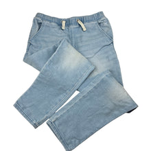 Load image into Gallery viewer, Unisex 1964 Denim Co, knit stretch denim pants, elasticated, Inside leg: 55cm, marks upper back, FUC, size 8,  