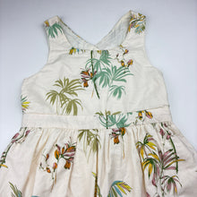 Load image into Gallery viewer, Girls Zara, lined lightweight cotton summer dress, EUC, size 7, L: 62cm