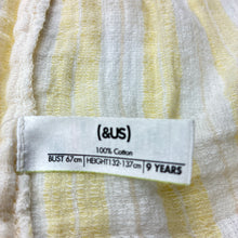 Load image into Gallery viewer, Girls (&amp;US), lined cotton summer dress, light marks lower front, FUC, size 9, L: 69cm