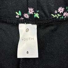 Load image into Gallery viewer, Girls Target, thick floral stretchy leggings, Inside leg: 54cm, EUC, size 8,  