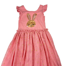 Load image into Gallery viewer, Girls Target, spliced tulle party dress, rabbit, GUC, size 8, L: 71cm