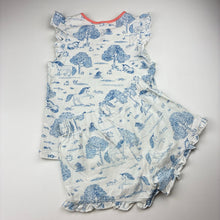 Load image into Gallery viewer, Girls Cotton On, stretchy pyjama top &amp; shorts, unicorns, FUC, size 6,  