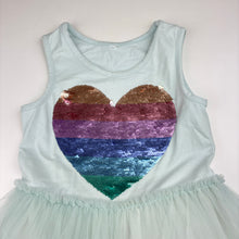Load image into Gallery viewer, Girls Cotton On, cotton lined tulle &amp; sequin party dress, no size, armpit to armpit: 30cm, GUC, size 6, L: 66cm