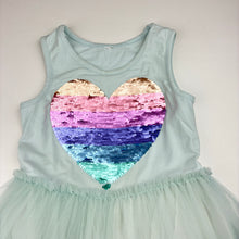 Load image into Gallery viewer, Girls Cotton On, cotton lined tulle &amp; sequin party dress, no size, armpit to armpit: 30cm, GUC, size 6, L: 66cm