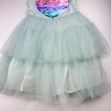 Load image into Gallery viewer, Girls Cotton On, cotton lined tulle &amp; sequin party dress, no size, armpit to armpit: 30cm, GUC, size 6, L: 66cm