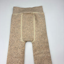 Load image into Gallery viewer, Girls thick, fleece lined stretchy leggings, no size, Inside leg: 42cm, W: 21cm across unstretched, EUC, size 4,  