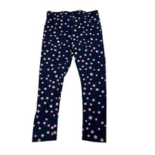 Load image into Gallery viewer, Girls KID, navy stretchy leggings, Inside leg: 35cm, GUC, size 4,  