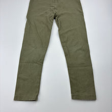 Load image into Gallery viewer, Girls Anko, khaki stretchy leggings, Inside leg: 35cm, FUC, size 4,  