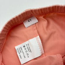 Load image into Gallery viewer, Girls pink, lightweight pants, elasticated, Inside leg: 36cm, EUC, size 4,  