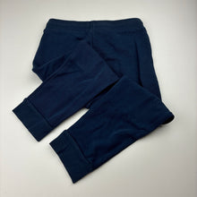 Load image into Gallery viewer, Unisex Bonds, navy track pants, elasticated, Inside leg: 45cm, GUC, size 7,  