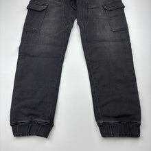 Load image into Gallery viewer, Boys Target, stretch knit denim jogger jeans, elasticated, GUC, size 10,  