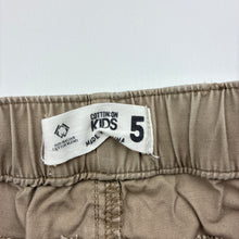 Load image into Gallery viewer, Boys Cotton On, stretch cotton casual pants, elasticated, Inside leg: 43cm, EUC, size 5,  