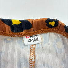 Load image into Gallery viewer, Girls PatPat, lightweight ribbed floral pants, elasticated, FUC, size 1,  