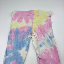 Load image into Gallery viewer, Girls Cotton On, tie dyed stretchy leggings, Inside leg: 40cm, FUC, size 5,  