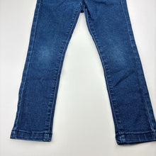 Load image into Gallery viewer, Girls 1964 Denim Co, stretch denim leggings / jeggings, elasticated, Inside leg: 42cm, FUC, size 5,  