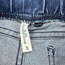 Load image into Gallery viewer, Girls 1964 Denim Co, stretch denim leggings / jeggings, elasticated, Inside leg: 42cm, FUC, size 5,  