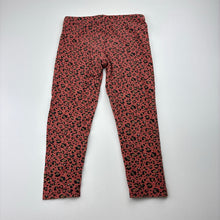 Load image into Gallery viewer, Girls Cotton On, animal print leggings, elasticated, Inside leg: 33cm, FUC, size 3,  