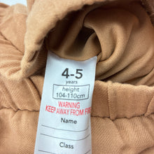 Load image into Gallery viewer, Unisex George, lined lightweight cotton pants, elasticated, Inside leg: 40cm, EUC, size 4-5,  