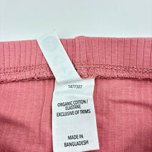Load image into Gallery viewer, Girls KID, pink ribbed leggings, elasticated, EUC, size 3,  