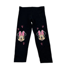 Load image into Gallery viewer, Girls Disney, Minnie Mouse leggings, Inside leg: 31.5cm, GUC, size 2,  