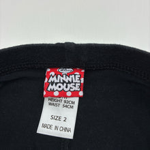Load image into Gallery viewer, Girls Disney, Minnie Mouse leggings, Inside leg: 31.5cm, GUC, size 2,  