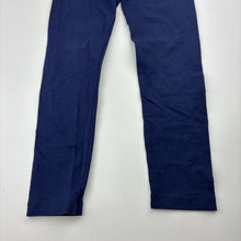 Load image into Gallery viewer, Girls Target, navy stretchy leggings, Inside leg: 46cm, EUC, size 6,  