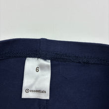 Load image into Gallery viewer, Girls Target, navy stretchy leggings, Inside leg: 46cm, EUC, size 6,  