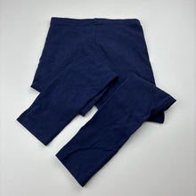 Load image into Gallery viewer, Girls Target, navy stretchy leggings, Inside leg: 46cm, EUC, size 6,  