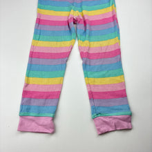 Load image into Gallery viewer, Girls Anko, rainbow stripe cotton pyjama pants, FUC, size 3,  