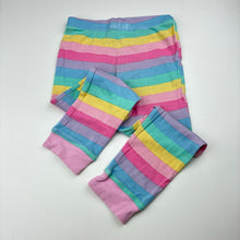 Load image into Gallery viewer, Girls Anko, rainbow stripe cotton pyjama pants, FUC, size 3,  