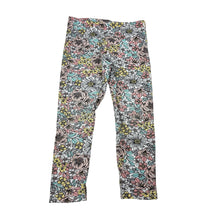 Load image into Gallery viewer, Girls Lily &amp; Dan, floral stretchy leggings, Inside leg: 34cm, FUC, size 4,  