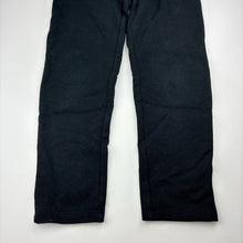 Load image into Gallery viewer, Unisex Target, black fleece lined track pants, Inside leg: 52cm, GUC, size 7,  