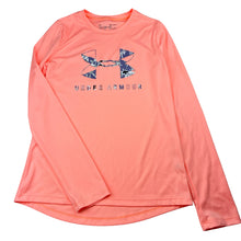 Load image into Gallery viewer, Girls Under Armour, HEATGEAR loose fit long sleeve activewear top, EUC, size 10-11,  