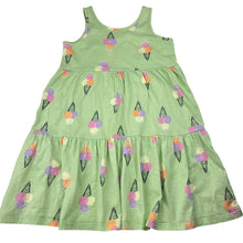 Load image into Gallery viewer, Girls Cool Kids, cotton casual dress, ice creams, FUC, size 7, L: 61cm