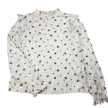 Load image into Gallery viewer, Girls H&amp;M, floral cotton / modal long sleeve top, EUC, size 11-12,  