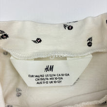 Load image into Gallery viewer, Girls H&amp;M, floral cotton / modal long sleeve top, EUC, size 11-12,  